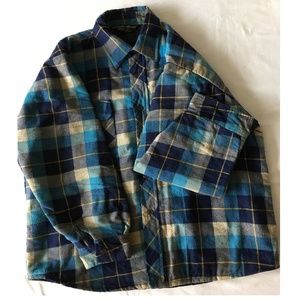 Men's Quilted Flannel Lined Jacket Large